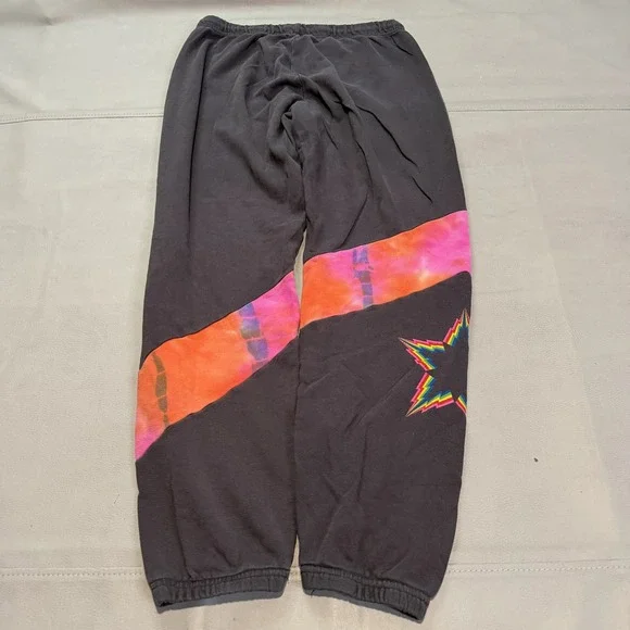 Lauren Moshi Y2K Grunge Sweatpant Women Gray Jogger Thunder Active Preppy-S-5115 - Picture 4 of 11